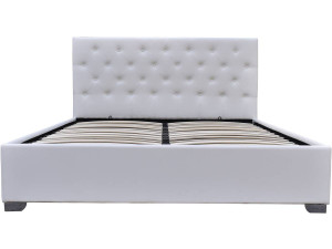 Doppelbett mit Bettkasten "Tino" - 140 x 190 cm - Weiß 2