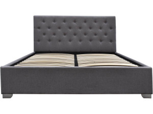 Doppelbett "TINO" mit Bettkasten - 180 × 200 cm - Grau 2
