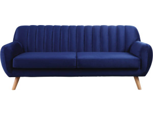 Sofa aus Samt "Jarvis" im skandinavischen Stil