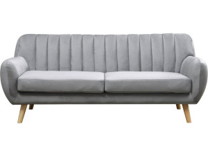 Sofa aus Samt "Jarvis" im skandinavischen Stil