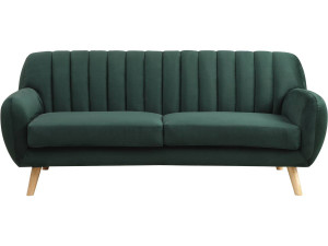 Sofa aus Samt "Jarvis" im skandinavischen Stil