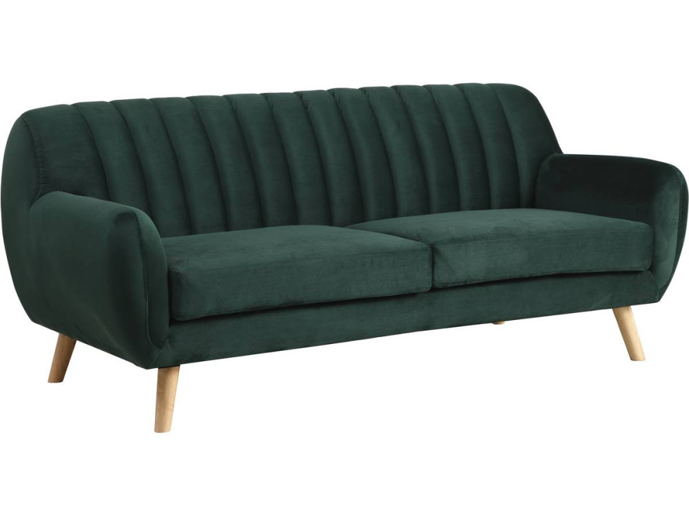 Sofa aus Samt "Jarvis" im skandinavischen Stil
