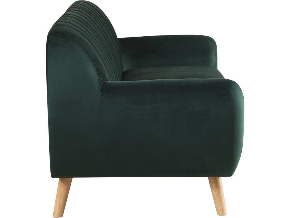 Sofa aus Samt "Jarvis" im skandinavischen Stil