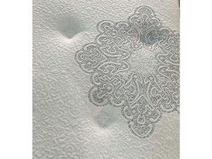 Memory Foam-Federkernmatratze "Josey" - 90 x 190 cm - Weiß/ Grau 2