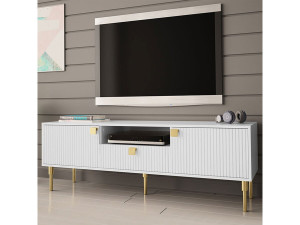 TV-Möbel "Dorset" - 160 x 54 x 40 cm - Weiß 2