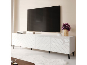 TV-Möbel "Abeto" - 200 x 52 x 42 cm - Weiß 2