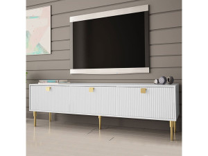 TV-Möbel "Dorset" - 180 x 54 x 40 cm - Weiß 2