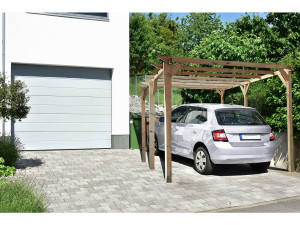 Holz-Auto Carport "Solar II" 3 x 5 x 2.4 2
