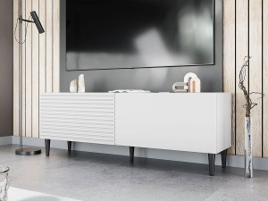 TV-Möbel - "Nokomo 2K 150" - 150 x 53 x 40 cm- Weiß 2