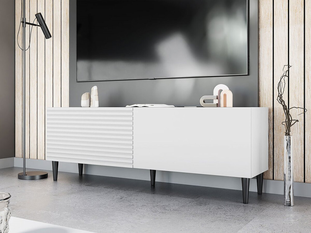 TV-Möbel - "Nokomo 2K 150" - 150 x 53 x 40 cm- Weiß