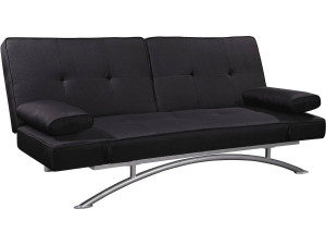 Sofa mit Bettfunktion  Marina 3 Sitzer - Schwarz
