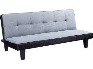 Schlafsofa John - 179 x 91 x 79 cm - 3 Plätze - Grau