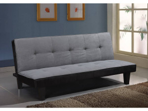 Schlafsofa John - 179 x 91 x 79 cm - 3 Plätze - Grau 2