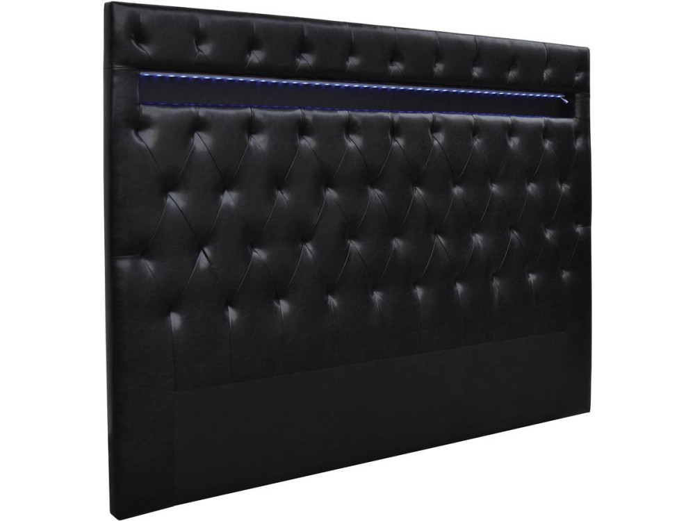 Kopteil "Déco" mit LED - 169 cm -  Schwarz