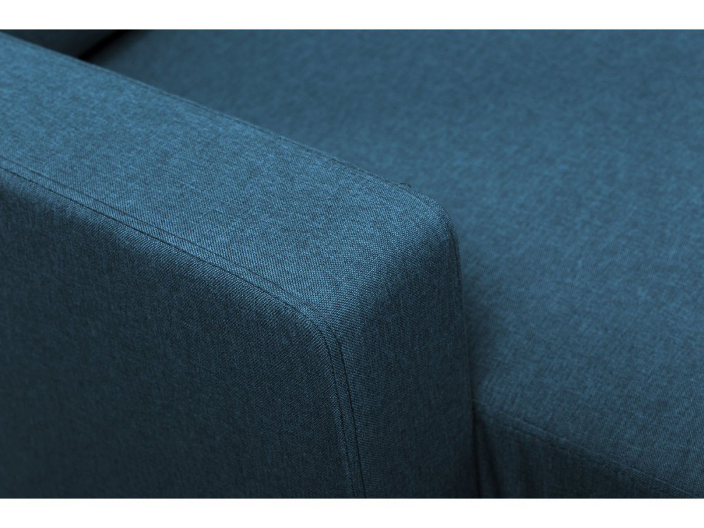 Umkehrbares Ecksofa aus blauem Stoff "Gabby"- 3-Sitzer-Sofa