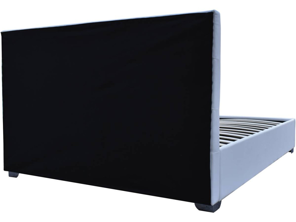 Doppelbett "TINO" mit Bettkasten - 180 × 200 cm - Weiß