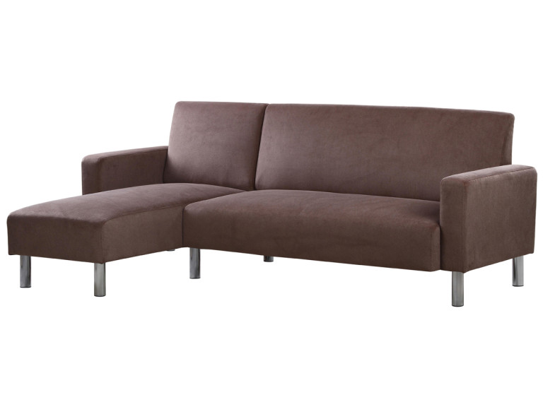 Reversibles Textil-Ecksofa "Rio" - Braun