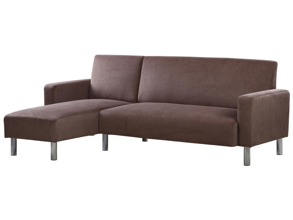 Reversibles Textil-Ecksofa "Rio" - Braun