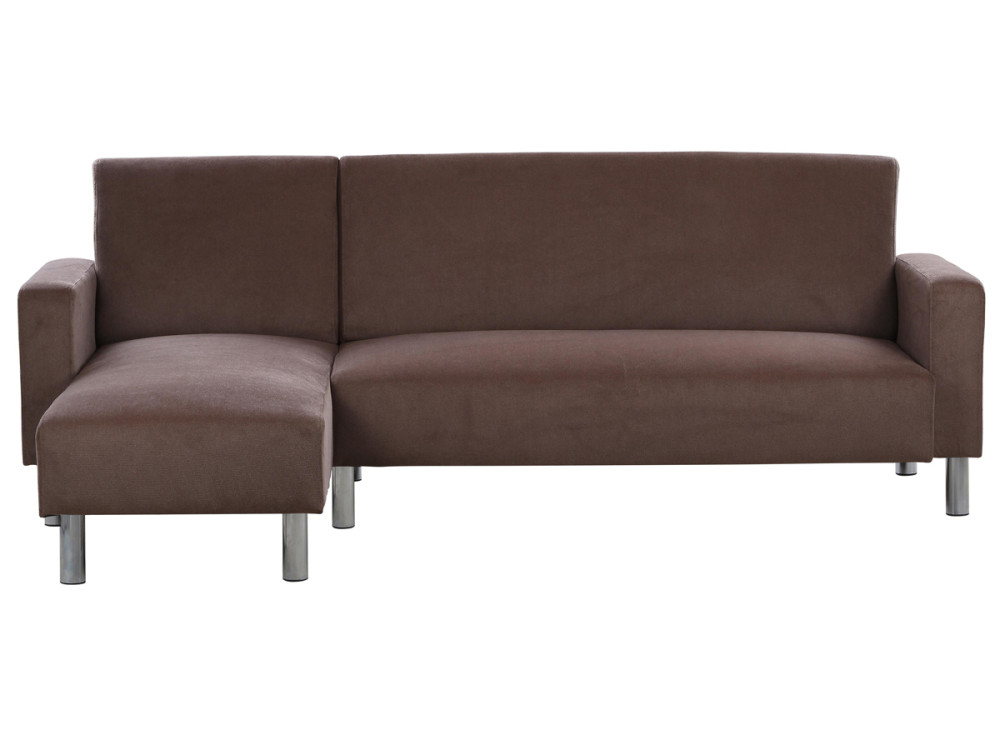 Reversibles Textil-Ecksofa "Rio" - Braun