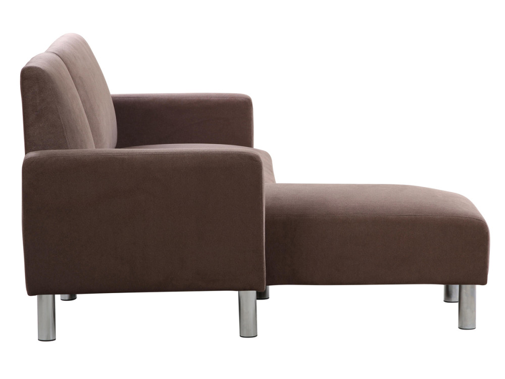 Reversibles Textil-Ecksofa "Rio" - Braun