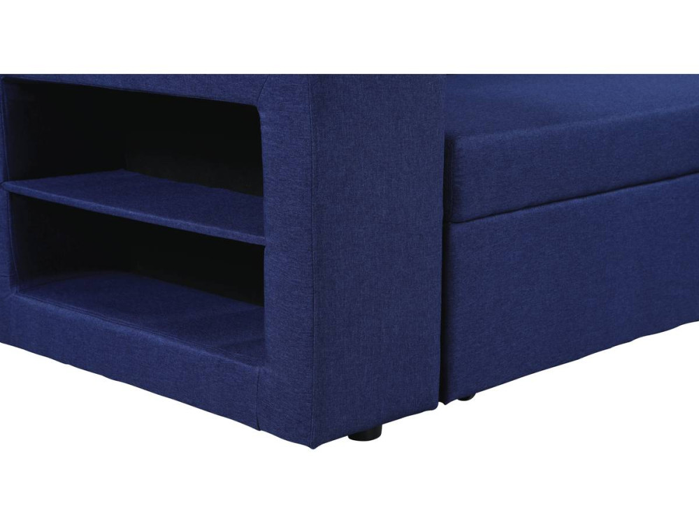 Umkehrbares Ecksofa mit Schlaffunktion "Axel" -  Blau