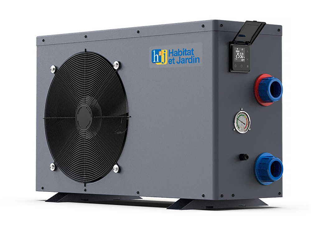 Holzpool Rechteckig "Tobago"- 6.20 x 3.00 x 1.31 M + Wärmepumpe - Leistung 6.1 kW