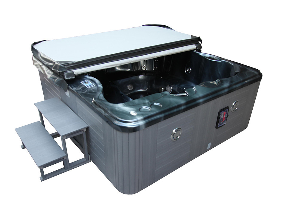 Spa "Cuba" 6 Plätze - Graue Wanne - Balboa-System + integriertes Bluetooth - 220x210x80cm