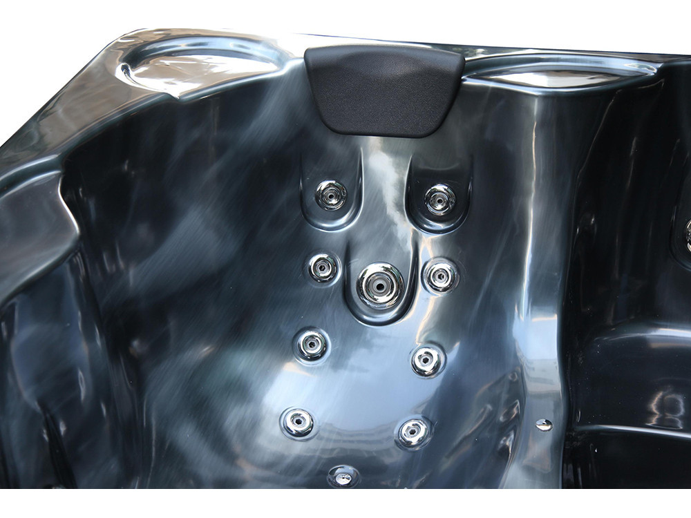 Spa "Cuba" 6 Plätze - Graue Wanne - Balboa-System + integriertes Bluetooth - 220x210x80cm