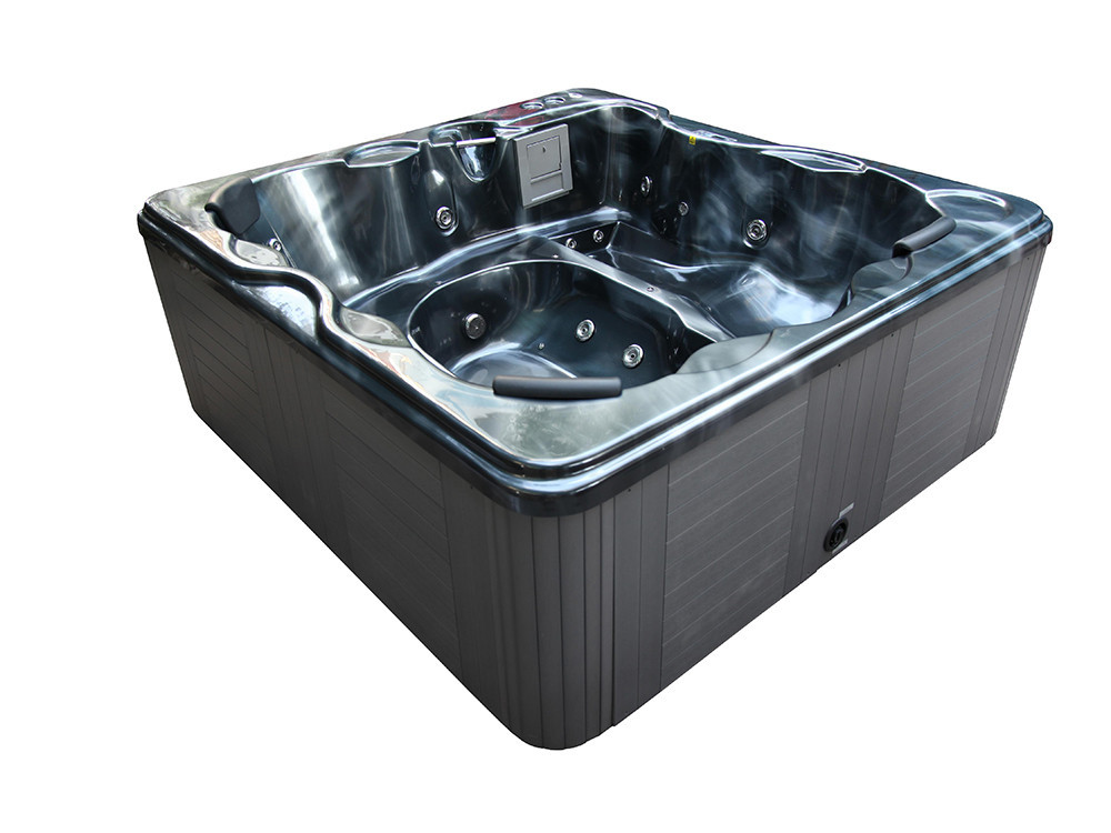 Spa "Cuba" 6 Plätze - Graue Wanne - Balboa-System + integriertes Bluetooth - 220x210x80cm