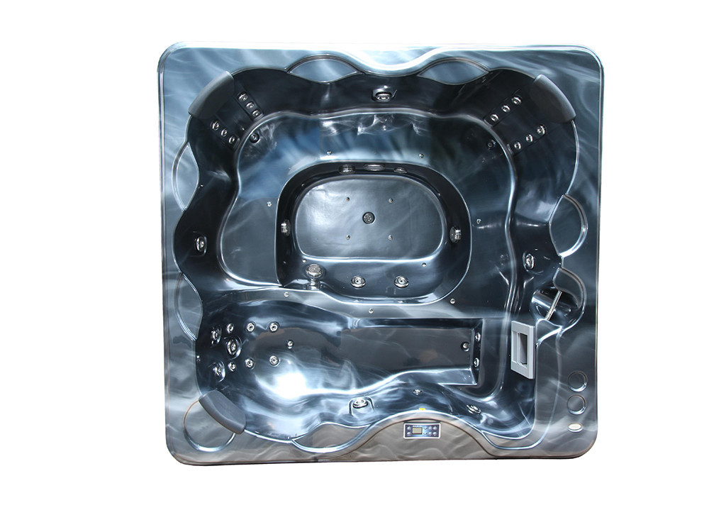Spa "Cuba" 6 Plätze - Graue Wanne - Balboa-System + integriertes Bluetooth - 220x210x80cm
