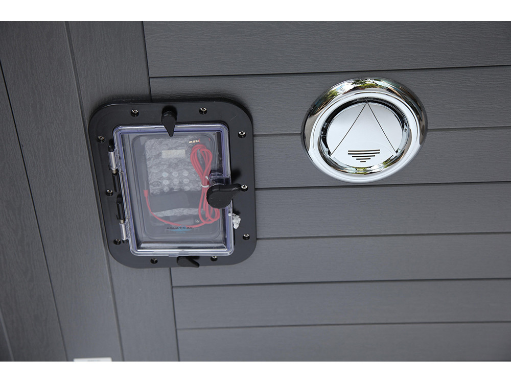 Spa "Cuba" 6 Plätze - Graue Wanne - Balboa-System + integriertes Bluetooth - 220x210x80cm