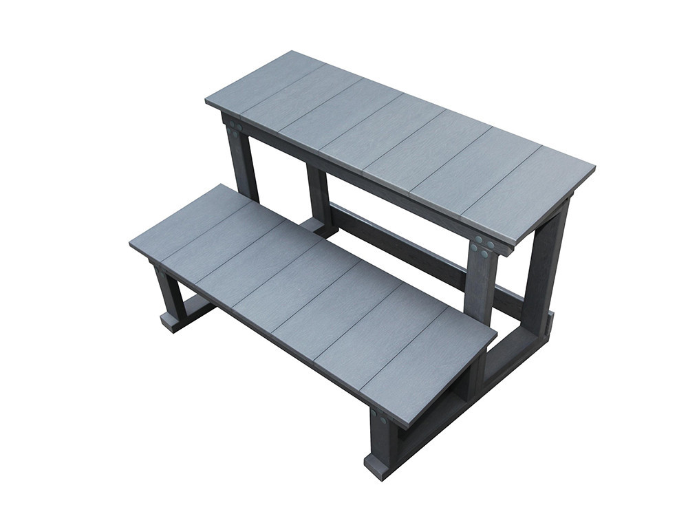 Spa "Cuba" 6 Plätze - Graue Wanne - Balboa-System + integriertes Bluetooth - 220x210x80cm