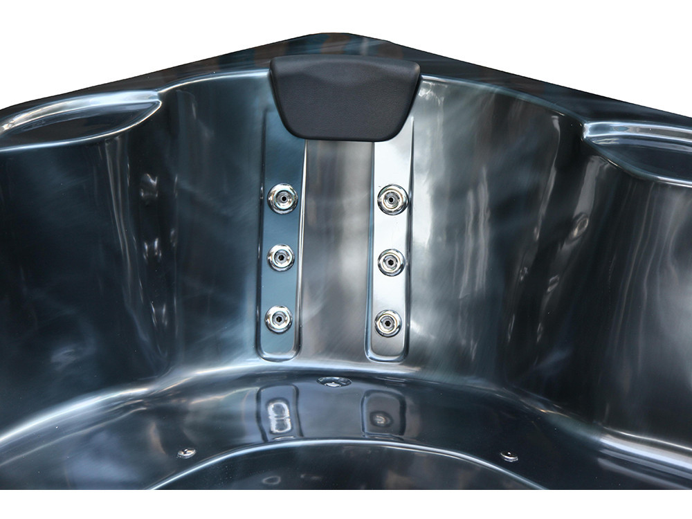 Spa "Cuba" 6 Plätze - Graue Wanne - Balboa-System + integriertes Bluetooth - 220x210x80cm