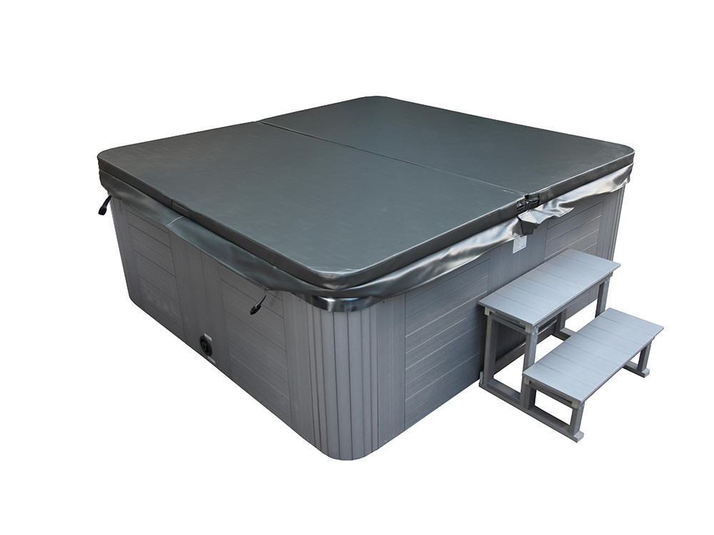 Spa "Cuba" 6 Plätze - Graue Wanne - Balboa-System + integriertes Bluetooth - 220x210x80cm