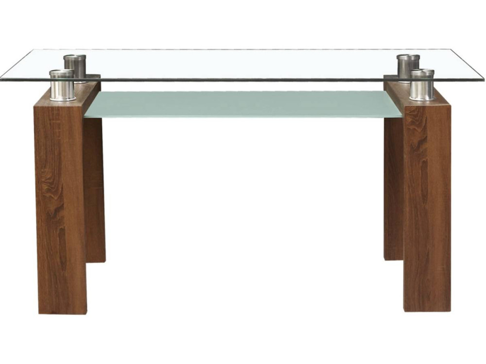 Esstisch "Eva" - 150 x 80 x 75 cm - Braun
