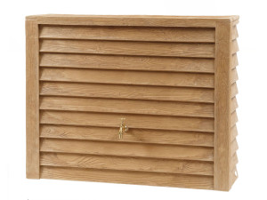 Wandtank-Set Woody 350 l helles Holz