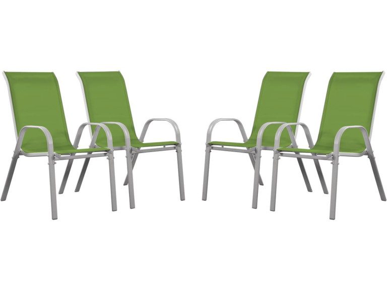 Gartensessel Textilen Cordoba - Phoenix - 4er-Set
