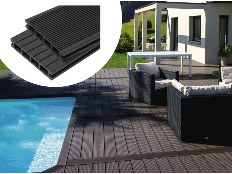 15 m² Set WPC Terrassendielen - Grau