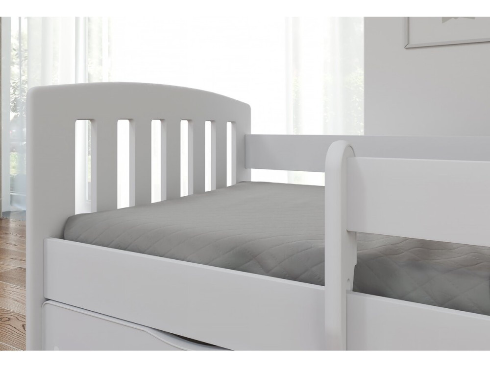 Lit enfant "classic" - 160 x 80 cm - Blanc