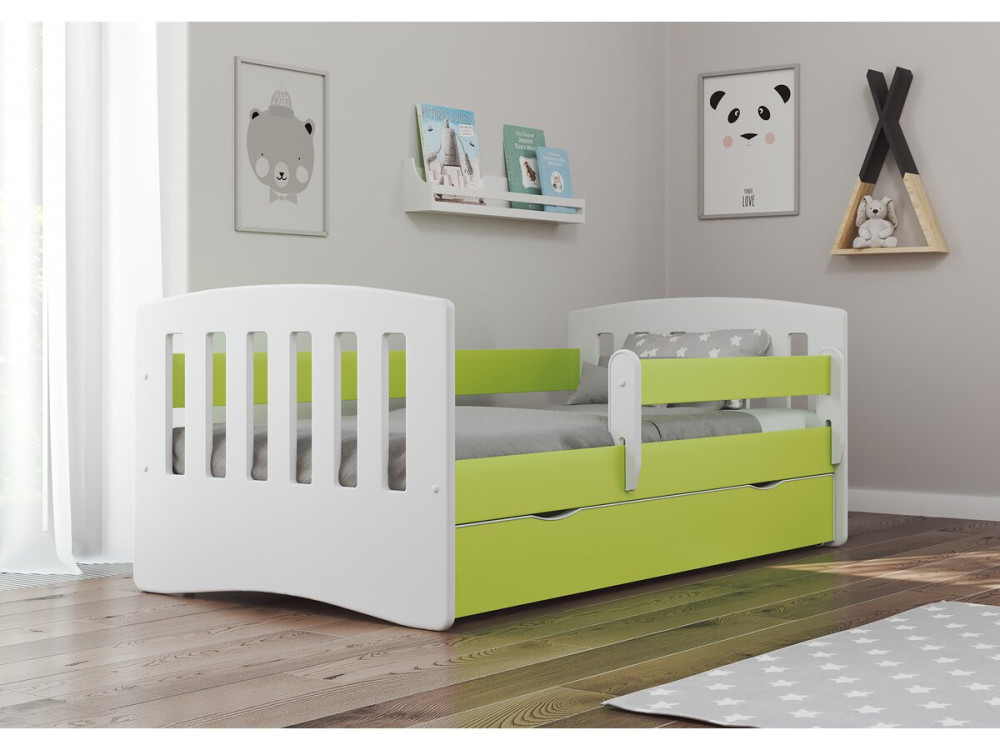 Lit enfant "classic" - 160 x 80 cm - Vert