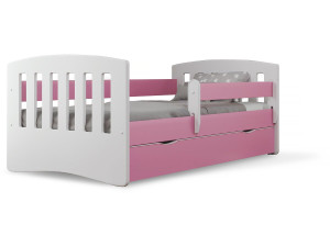 Kinderbett "classic" - 160 x 80 cm - Rosa