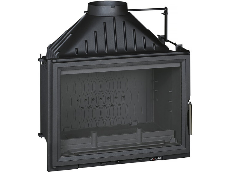 Foyer à bûche 700 Grande Vision volet - 12 Kw