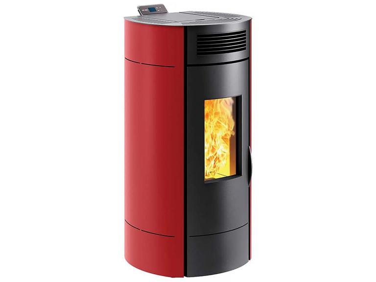 Poêle à granulés Lodi 10 Wi-Fi  Poêle à pellets - 3 à 9,5 kW - Rouge