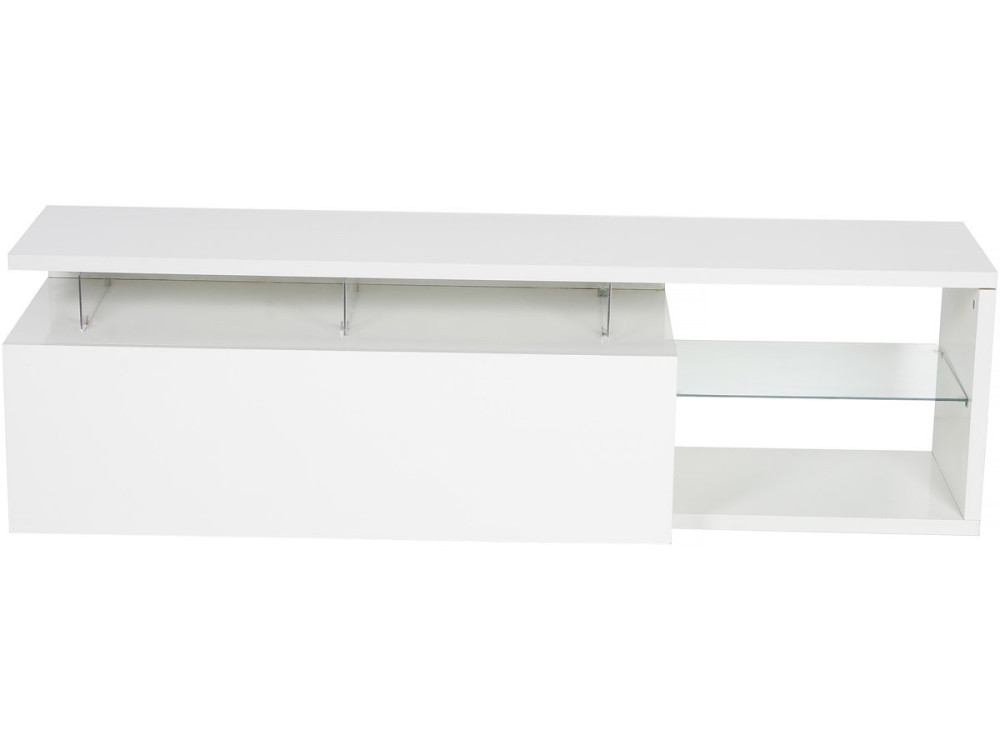 TV-Möbel lackiert mit LED "Penny" - 150 x 41 x 38 cm - Weiß
