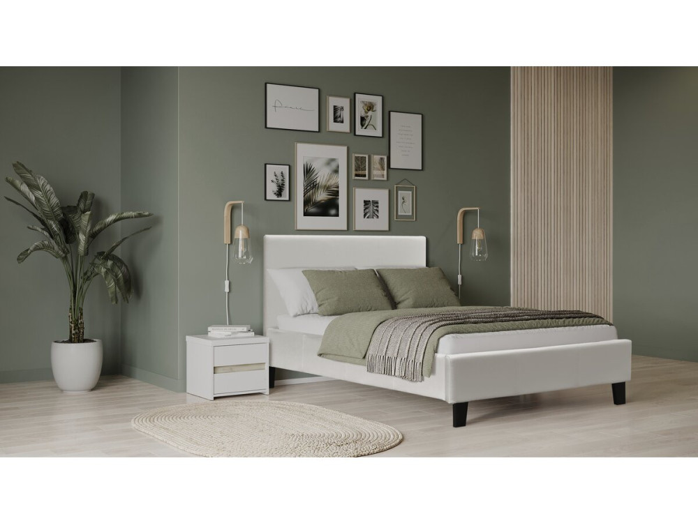 Einzelbett "Lina" - 90 x 190 cm - Beige