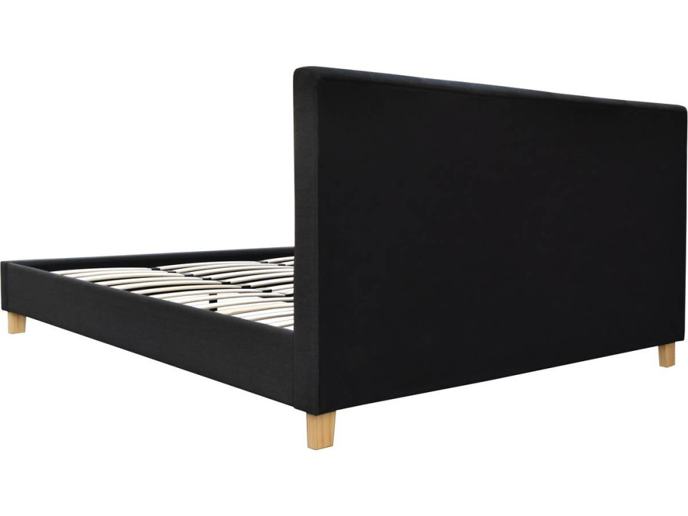 Einzelbett "Emmy" - 180 x 200 cm - Dunkelgrau