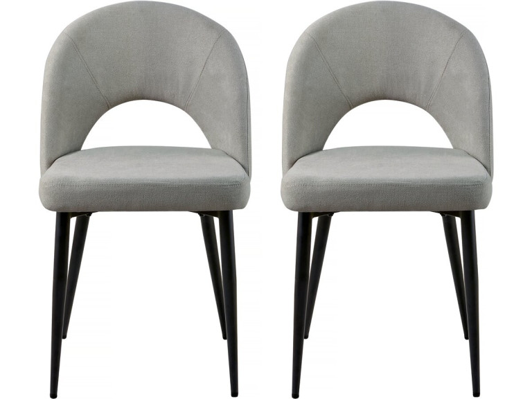 Stuhl 2er-Set "Alma" - Grau
