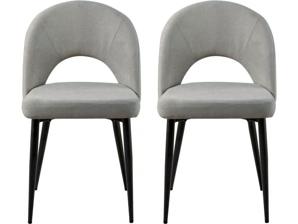 Stuhl 2er-Set "Alma" - Grau