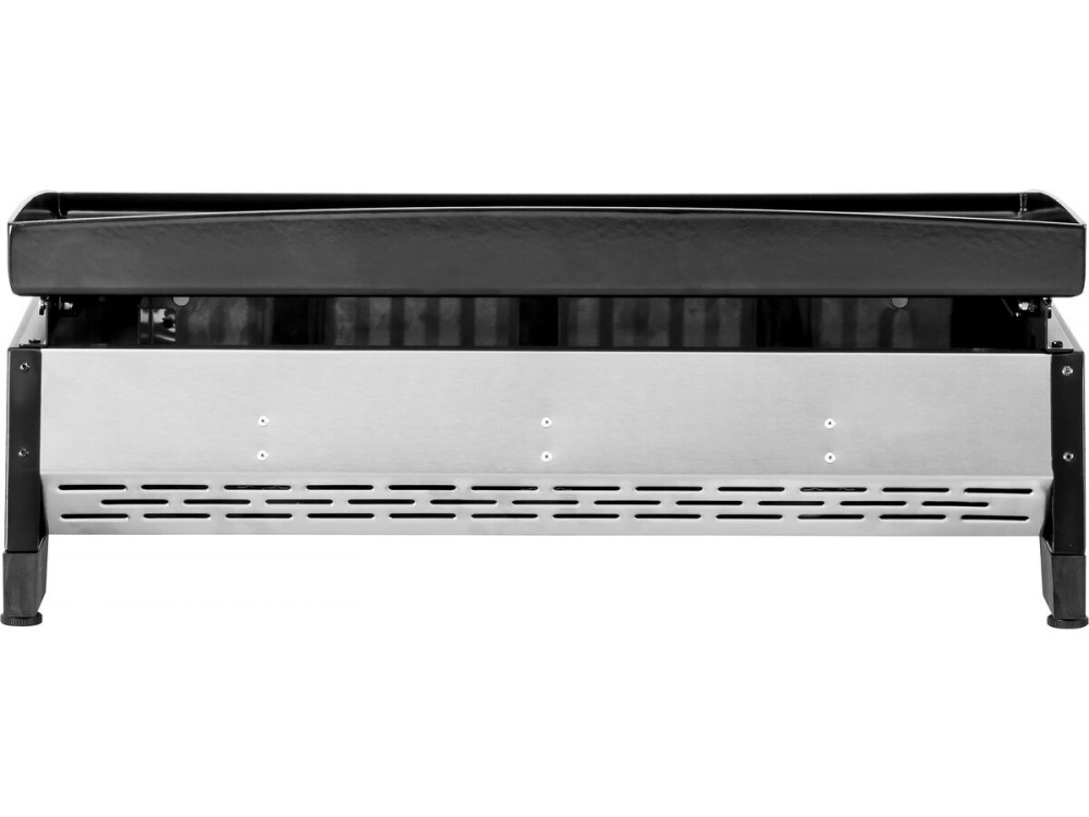 Plancha mit 3 Gasbrennern "Jolly" - 7,5 kW - Grau