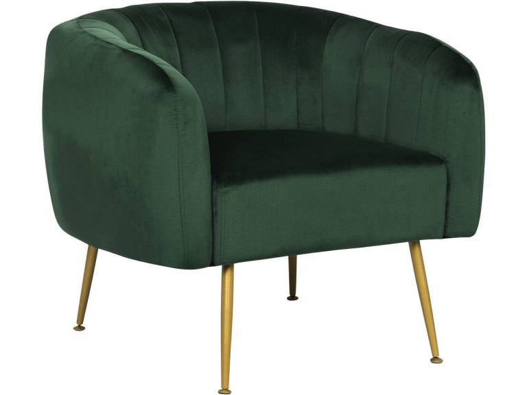 Sessel aus Samt "Diana" - 1 Person - Grün